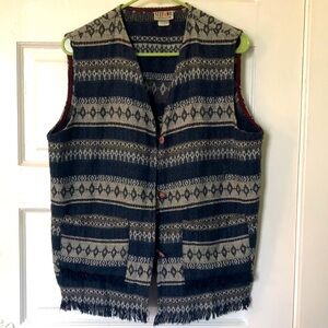 VTG Stefano Men's Patterned Vest size Medium